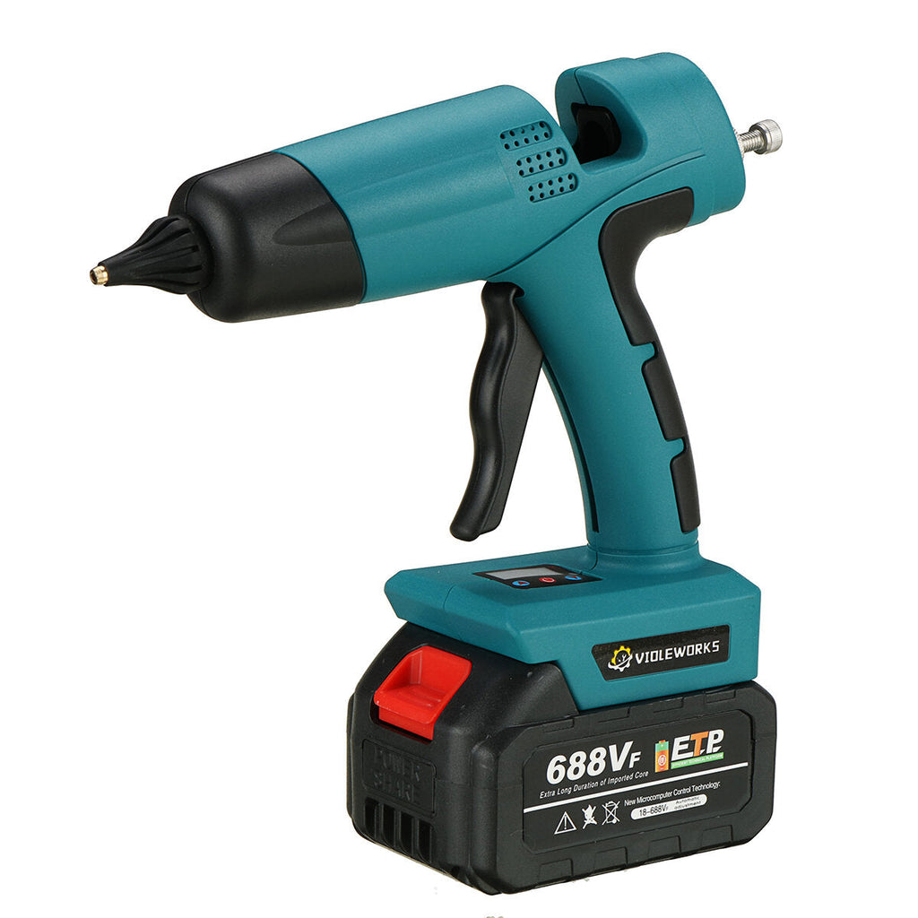 688VF 2000W Hot Melt Glue Guns Cordless Rechargeable Hot Glue Applicator Home Improvement Craft DIY For Makita Battery