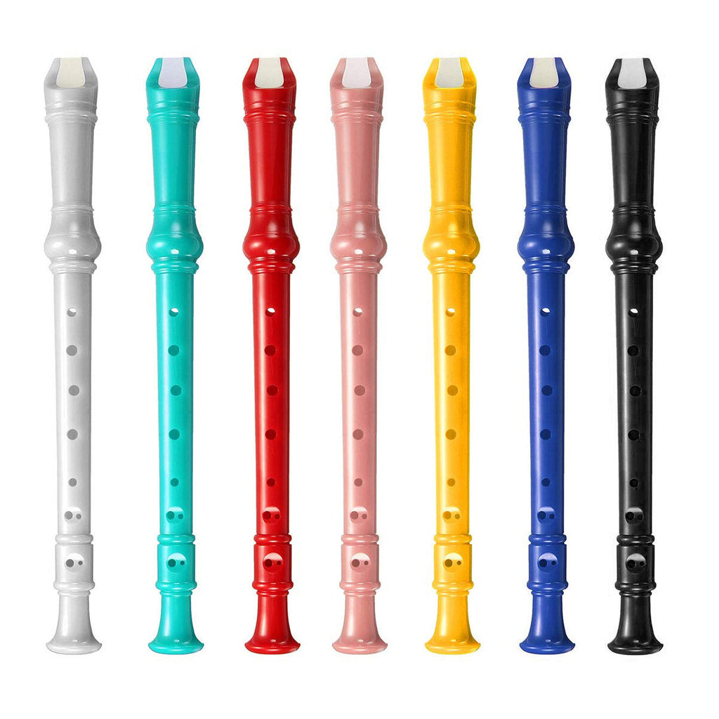 8 Hole Soprano Recorder Descant Kid Early Education Musical Instrument With Cleaning Rod and Black Storage Bag