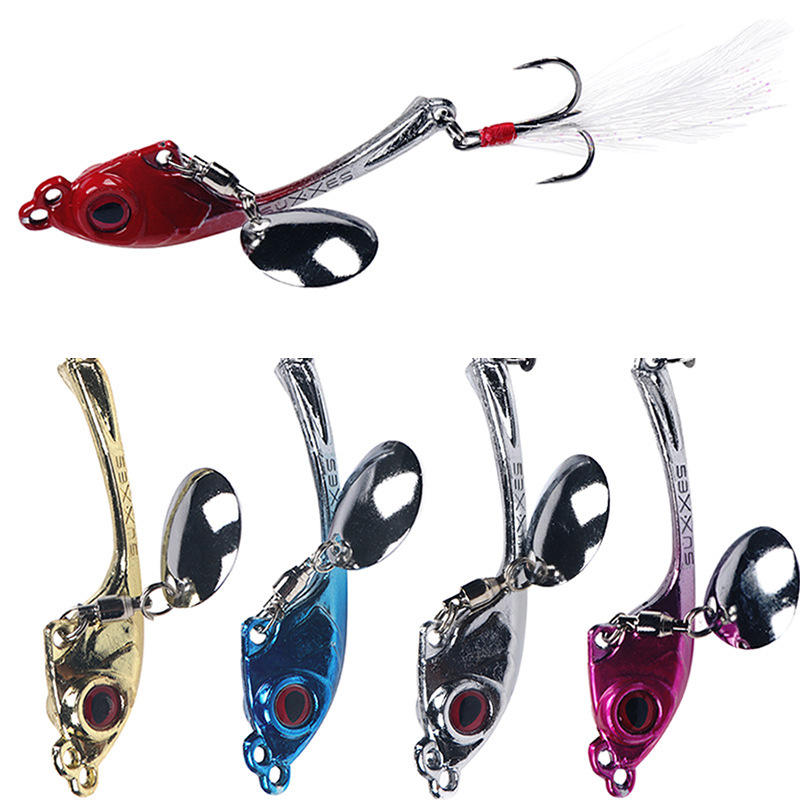 1 Pcs Sequins Zinc Alloy 11g Fishing Lure Hard Bait Artificial Fishing Hooks