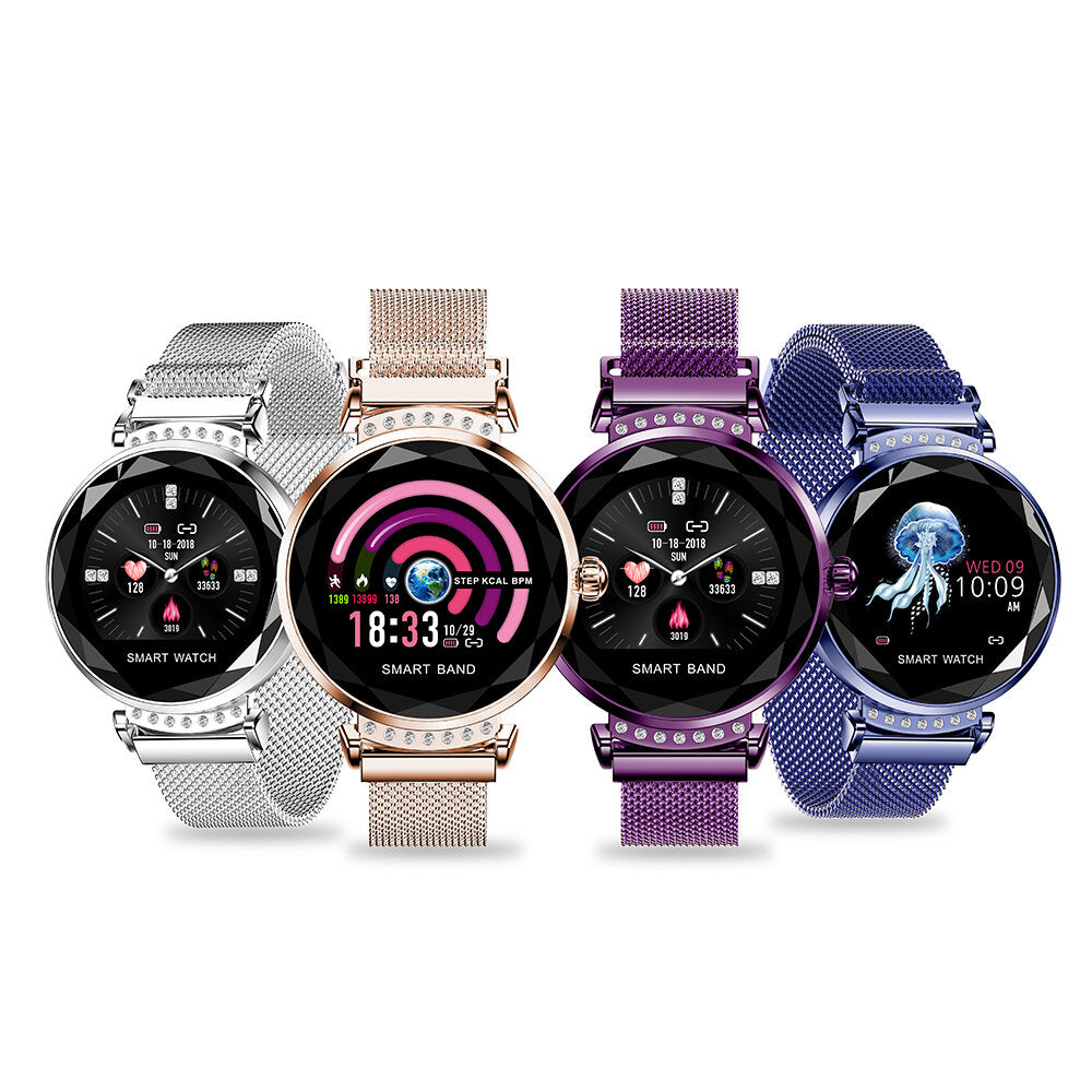 3D Dial Case UI Display Women Bracelet Watch Heart Rate Blood Pressure Monitor Smart Watch