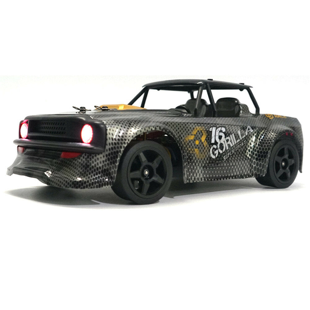 1604 RTR Brushless 60km/h Several Battery 1/16 2.4G 4WD RC Car LED Light Drift Proportional Vehicles Model