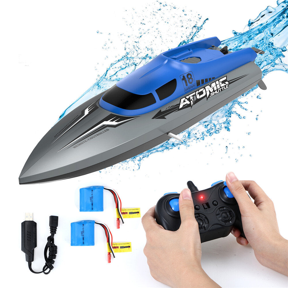 RC Boat Remote Control Ship 2.4G 4CH High Speed Motor Up To 30+ KPH Toys