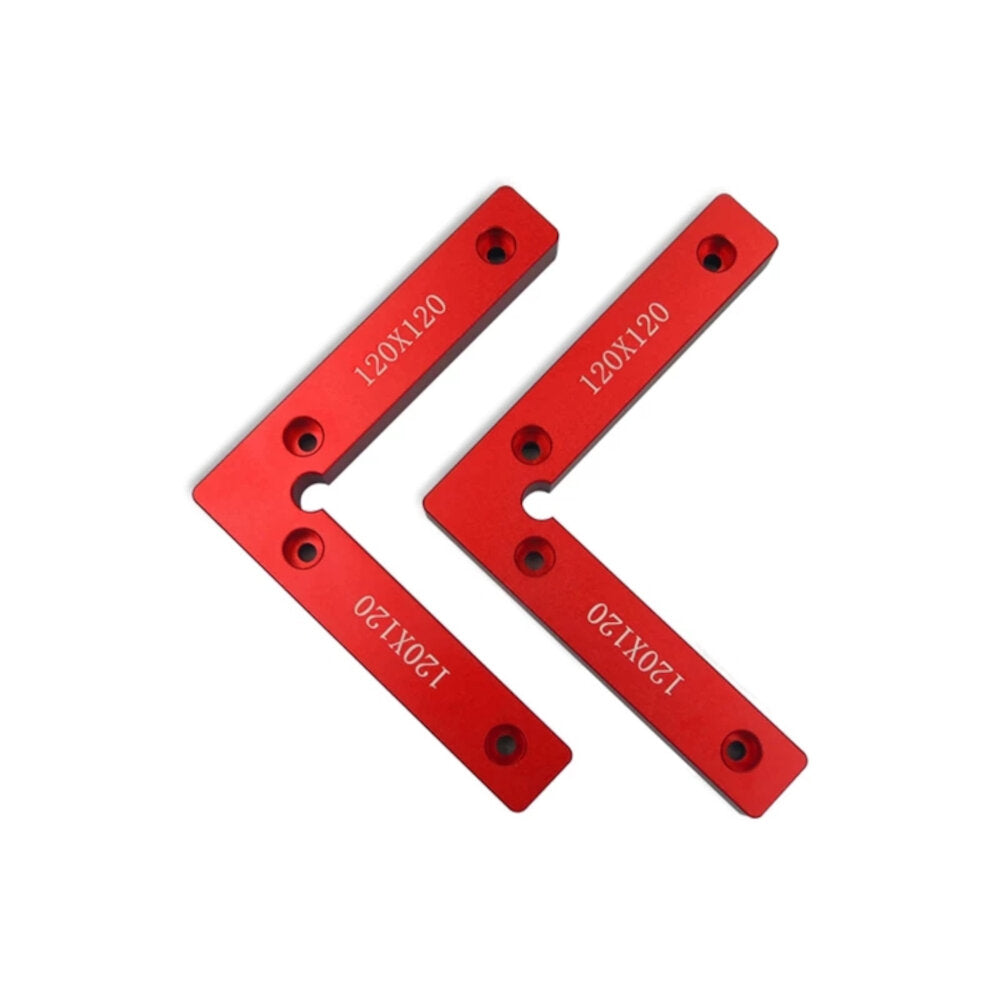 2pcs Aluminum 90 Degree Precision Positioning L Squares Block Positioning Right Angle Ruler Clamping Measure Tools