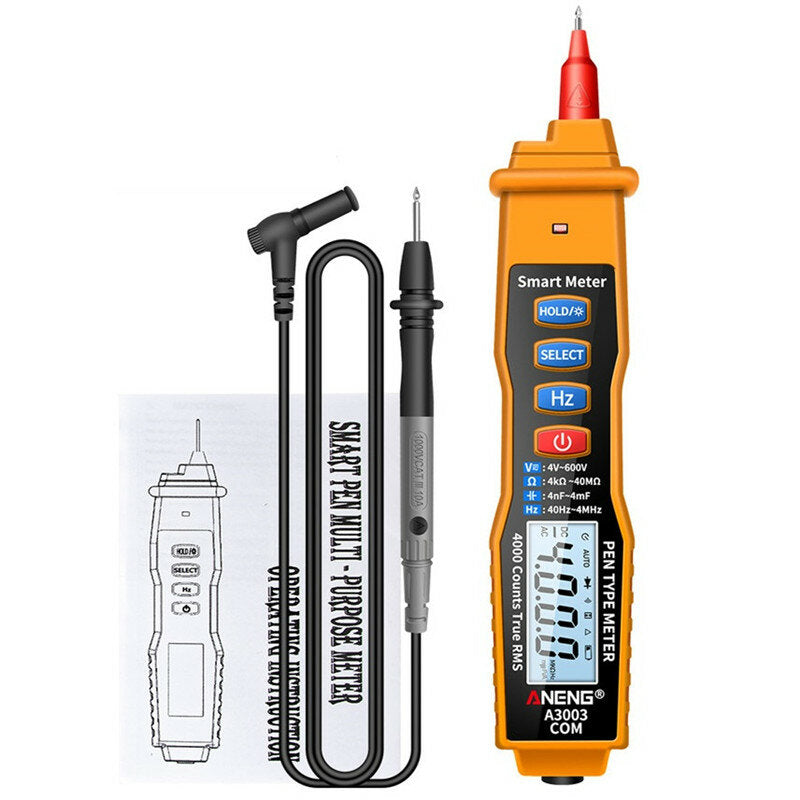 Digital Pen Multimeter Professional 4000 Counts Smart Meter Voltage Resistance Capacitance Testers