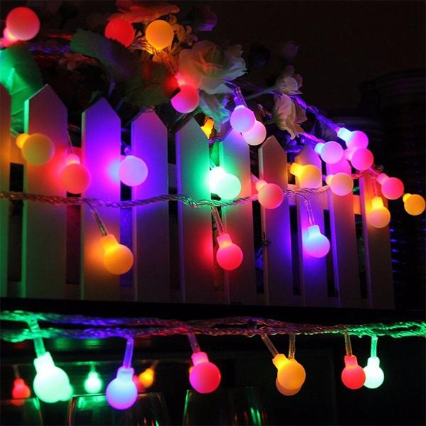 Battery Powered 5M 30 LED Ball Fairy String Light Outdoor Christmas Wedding Xmas Party Decor