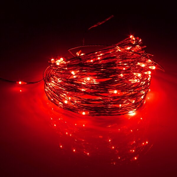 20M 200 LED Solar Powered Copper Wire String Fairy Light Xmas Party Decor