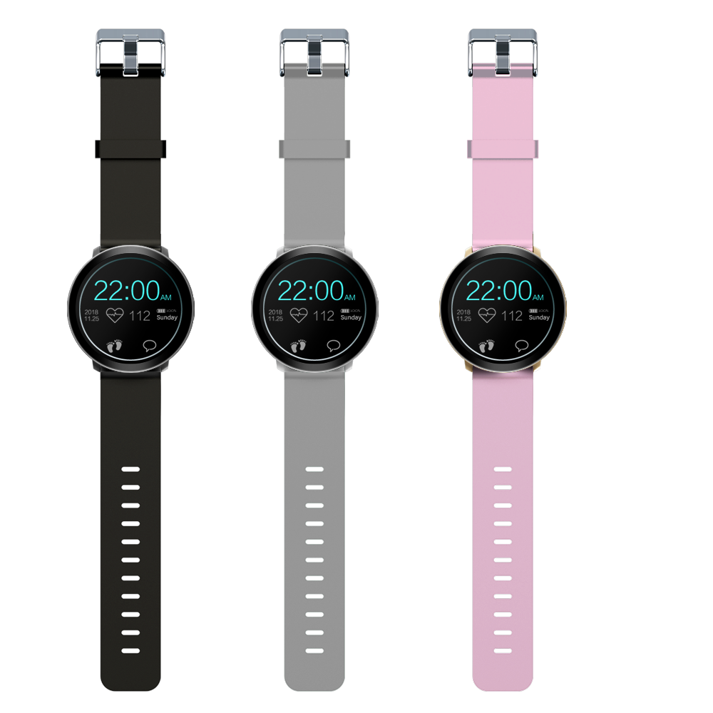 Ultra-thin Explosion-proof Screen IP68 Waterproof Blood Pressure 8 Sports Mode Smart Watch