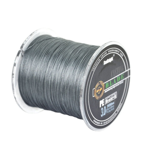 500m Super Strong 8 Weaves 8 Strand PE Braided Fishing Line