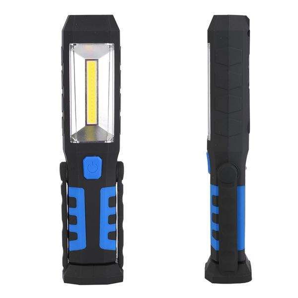 Portable 3W COB LED USB Rechargeable Work Light Magnetic Hanging Torch for Outdoor Camping