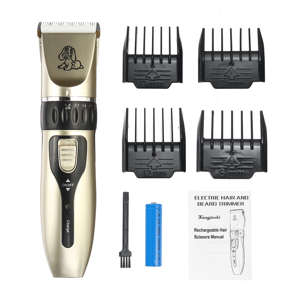 Pet Hair Clipper USB Rechargable Dog Pet Hair Trimmer Grooming Kit