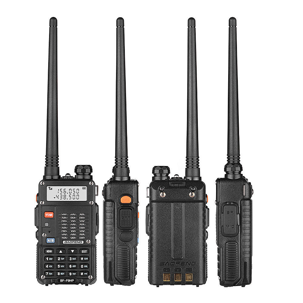 8W 1800mAh Walkie Talkie 50KM Dual Frequency 128 Channels Multifunctional Transceiver Two-Way-Radio with Flashlight US/EU/AU Plug