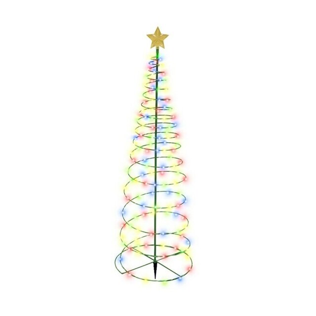 Creative Christmas Tree Lights Christmas Spiral Tree LED Light Outdoor Christmas Tree Light Xmas Decor Noel