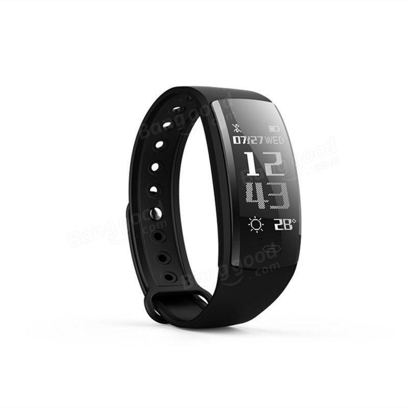 0.96inch OLED Heart Rate Blood Pressure Monitor Pedometer Message Show Smart Bracelet