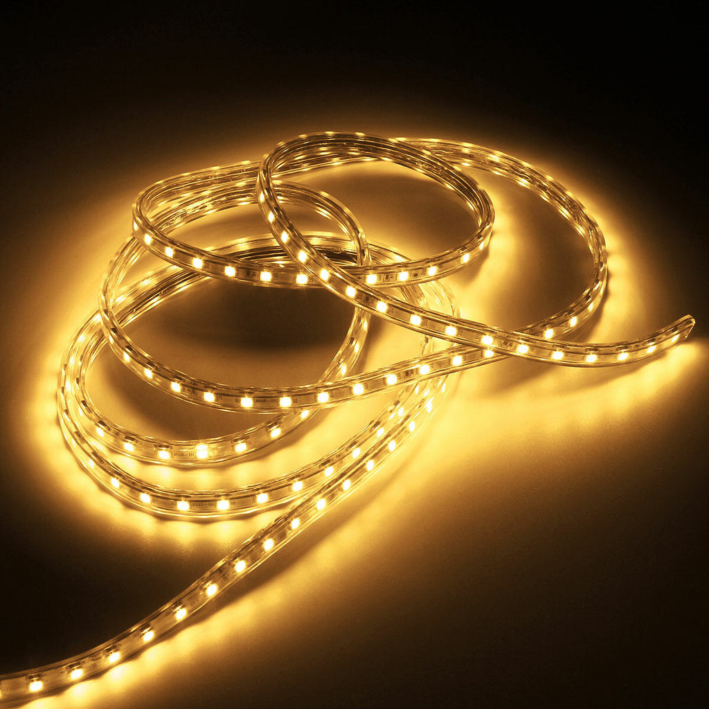 220V 3M 5050 LED SMD Outdoor Waterproof Flexible Tape Rope Strip Light Xmas