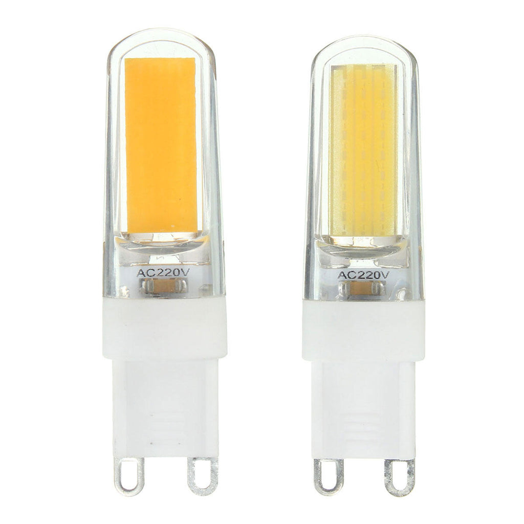 G9 LED 3W Pure White Warm White COB LED PC Material Light Lamp Bulb AC220V