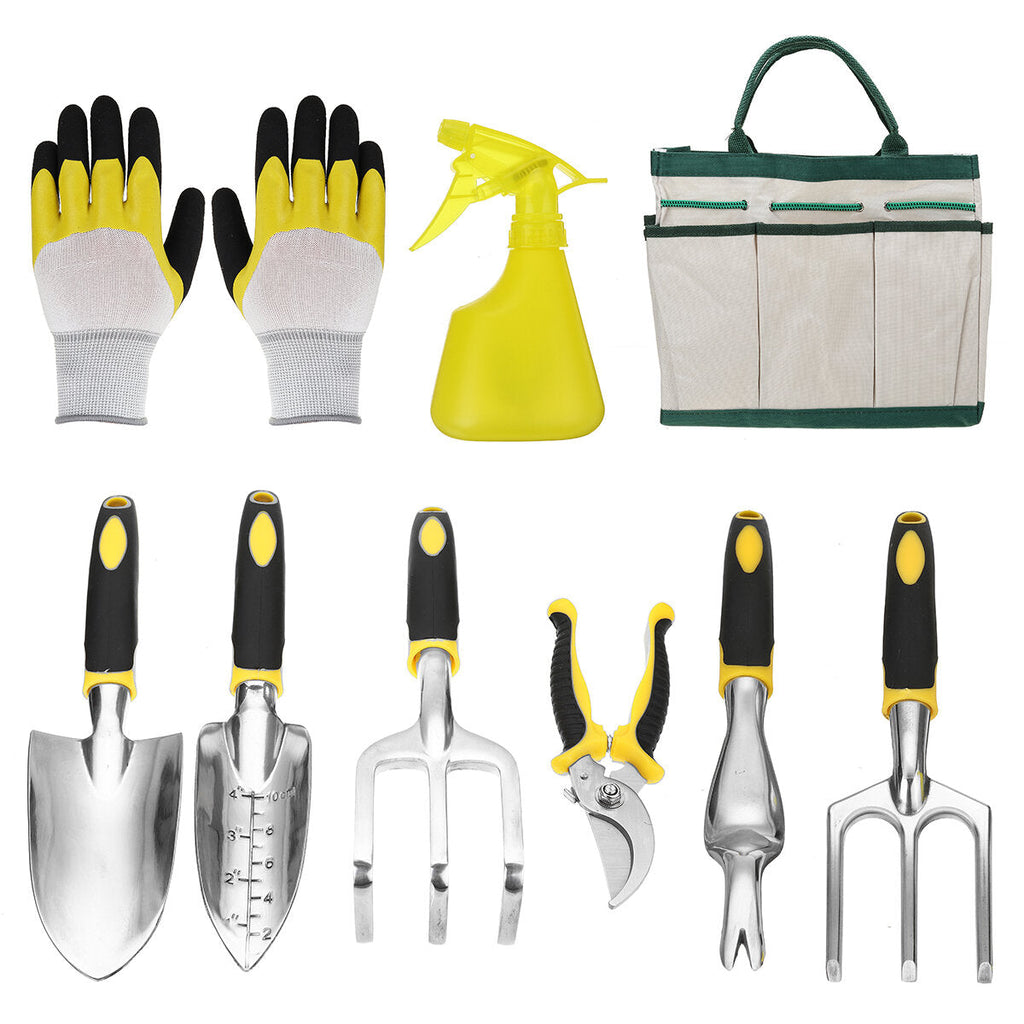 5/9PCS Garden Tool Bag Toolbag Manual Gardening Planting Hand Fork Digging Tool