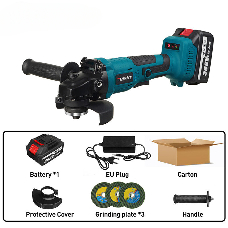 388V 100mm/125mm M10/M14 Eletric Polisher With Battery