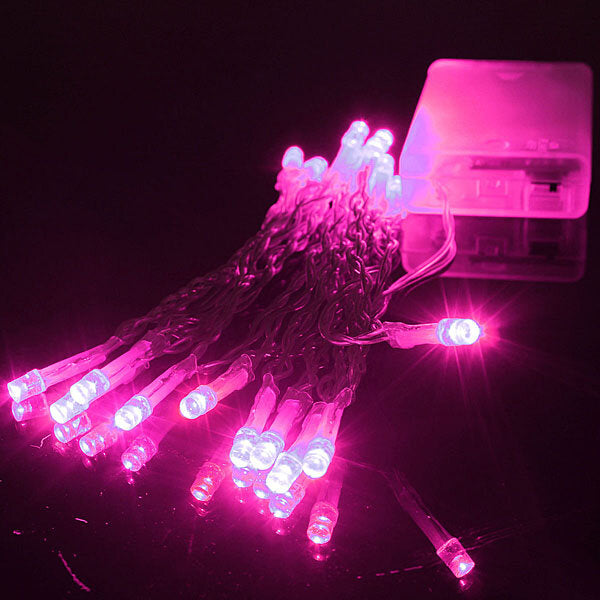 4M 40 LED Battery Powered Christmas Wedding Party String Fairy Light Christmas Decorations Clearance Christmas Lights