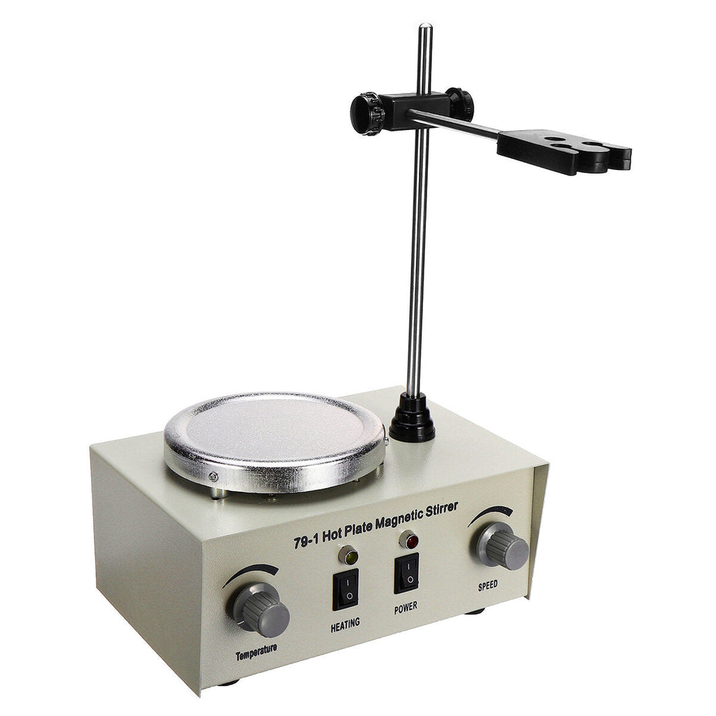 79-1 1000ML Hot Plate Magnetic Stirrer Lab Heating Mixer Temperature Speed Adjustable