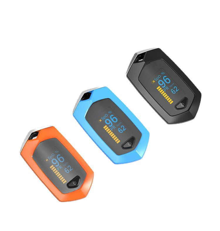 Finger Pulse Oximeter Pulsioximetro SpO2 PR OLED Rechargeable Oximeter Heart Rate Monitor