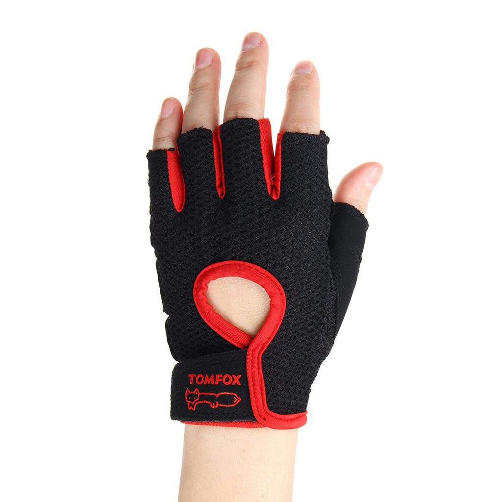 Half Finger Gloves Fitness Cycling Motorcycle Bike Training Gym Exercise Sports