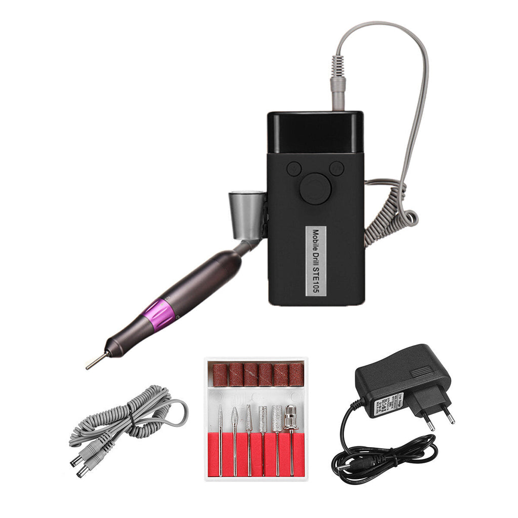 30000RPM Portable Mini Electric Polisher Nail Drill File Manicure Tools Kit Grinding Machine