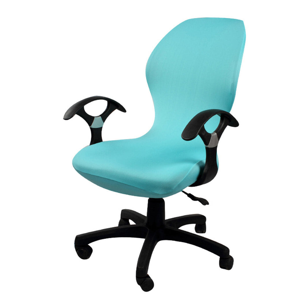 Elastic Office Computer Rotating Chair Protector Stretch Armchair Seat Slipcover Home Office Furniture Decoration