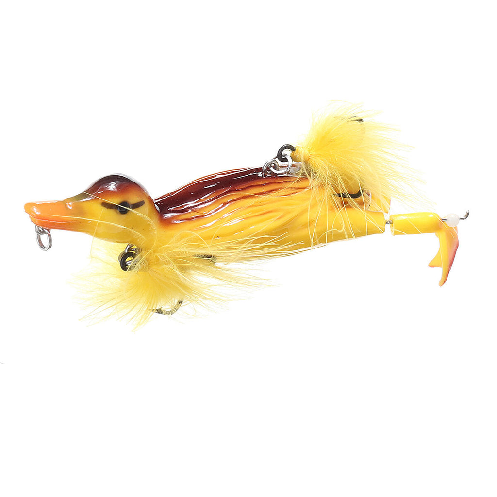 3D water Fishing Lure Duck Floating Treble Hooks For Bass/Pike/Catfish /Musky