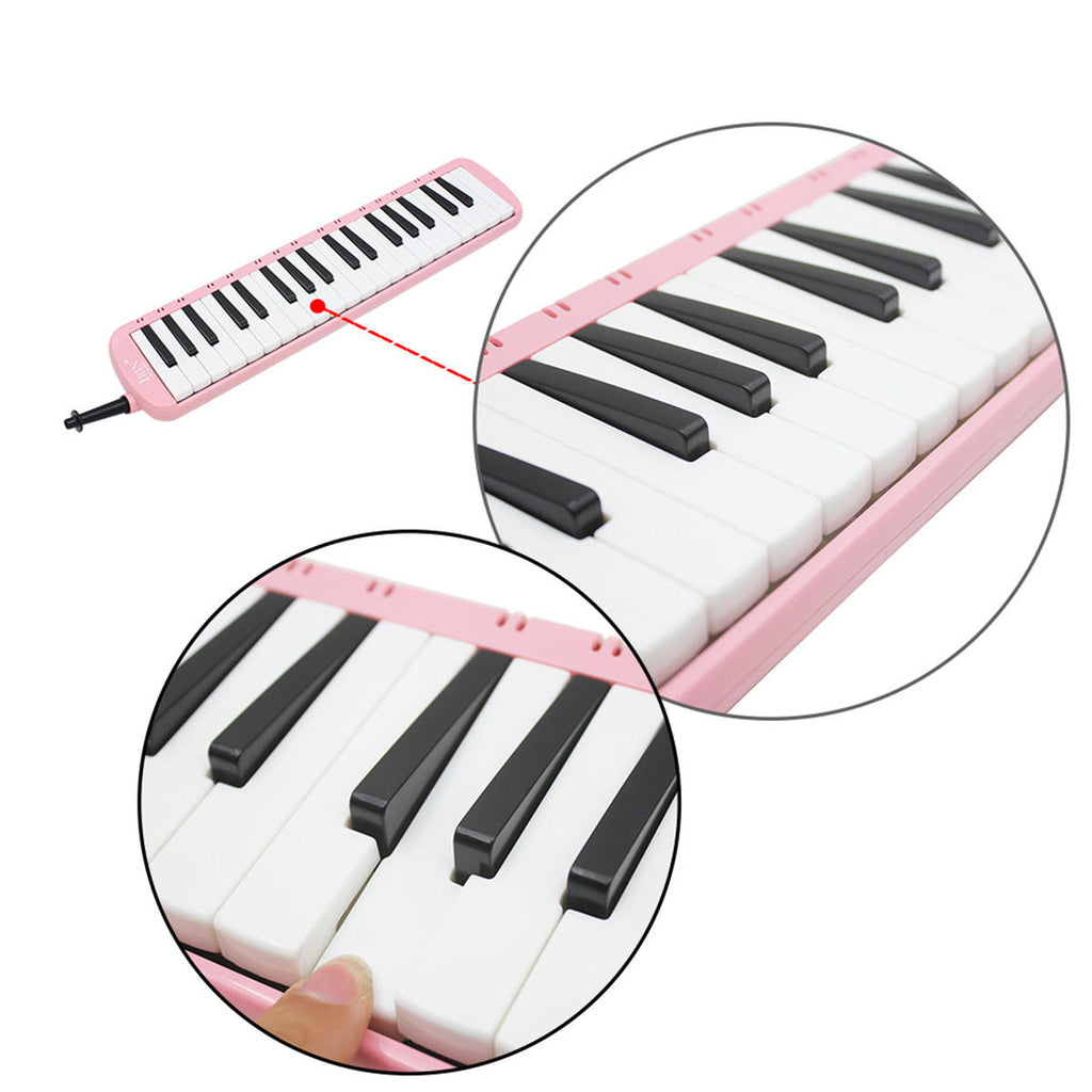 37-Key Melodica Harmonica Electronic Keyboard Mouth Organ With Handbag