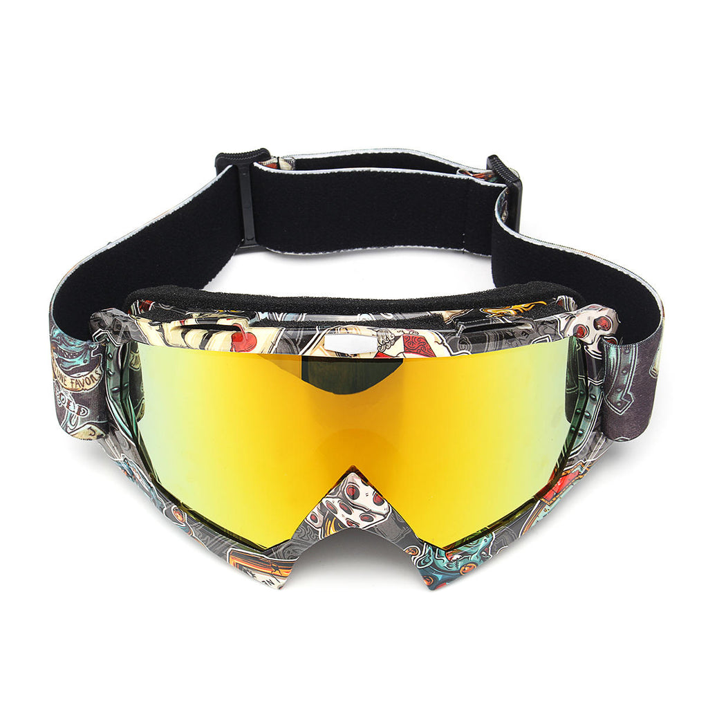 Motorcycle Goggles Windproof Racing Skiing Outdoor Sport Glasses