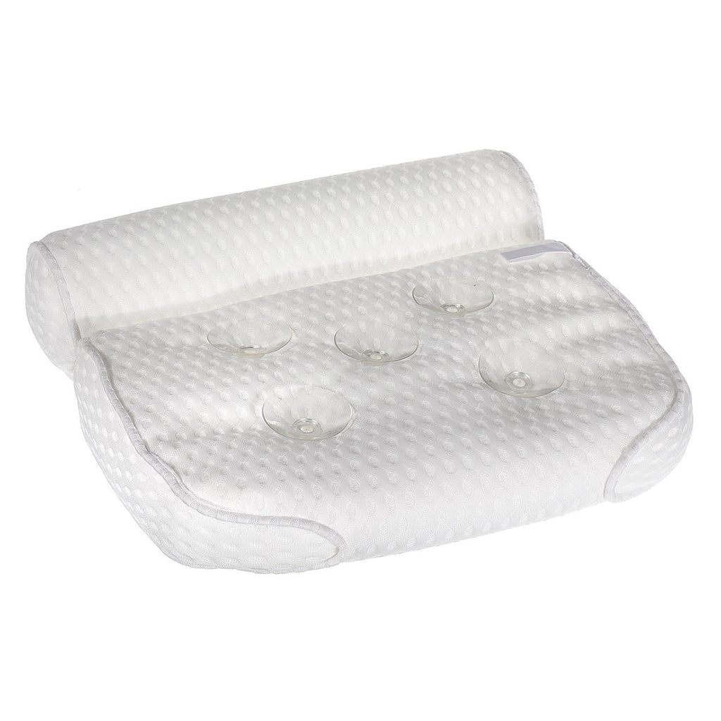 Bathtub Pillow 4D Air Mesh Technology Comfort Bathtub Pillow With 5 Suction Cups The Improved Version Breathable Bathtub Neck Pads for Home Spa