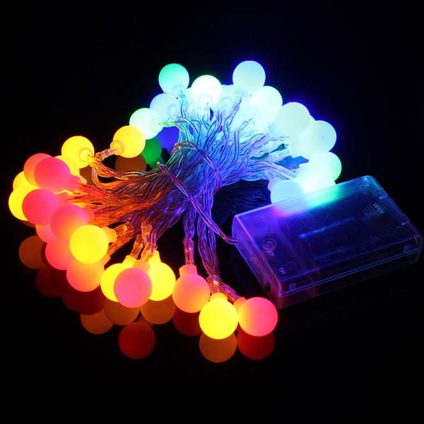 4M 40 LED Ball String Fairy Light Battery Power Lamp Wedding Xmas Party Decoration