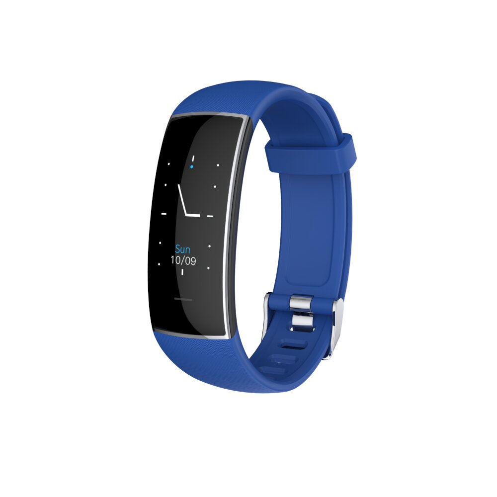 Bluetooth 5.0 Wristband Heart Rate Blood Pressure Monitor USB Charging Music Camera Control Smart Watch