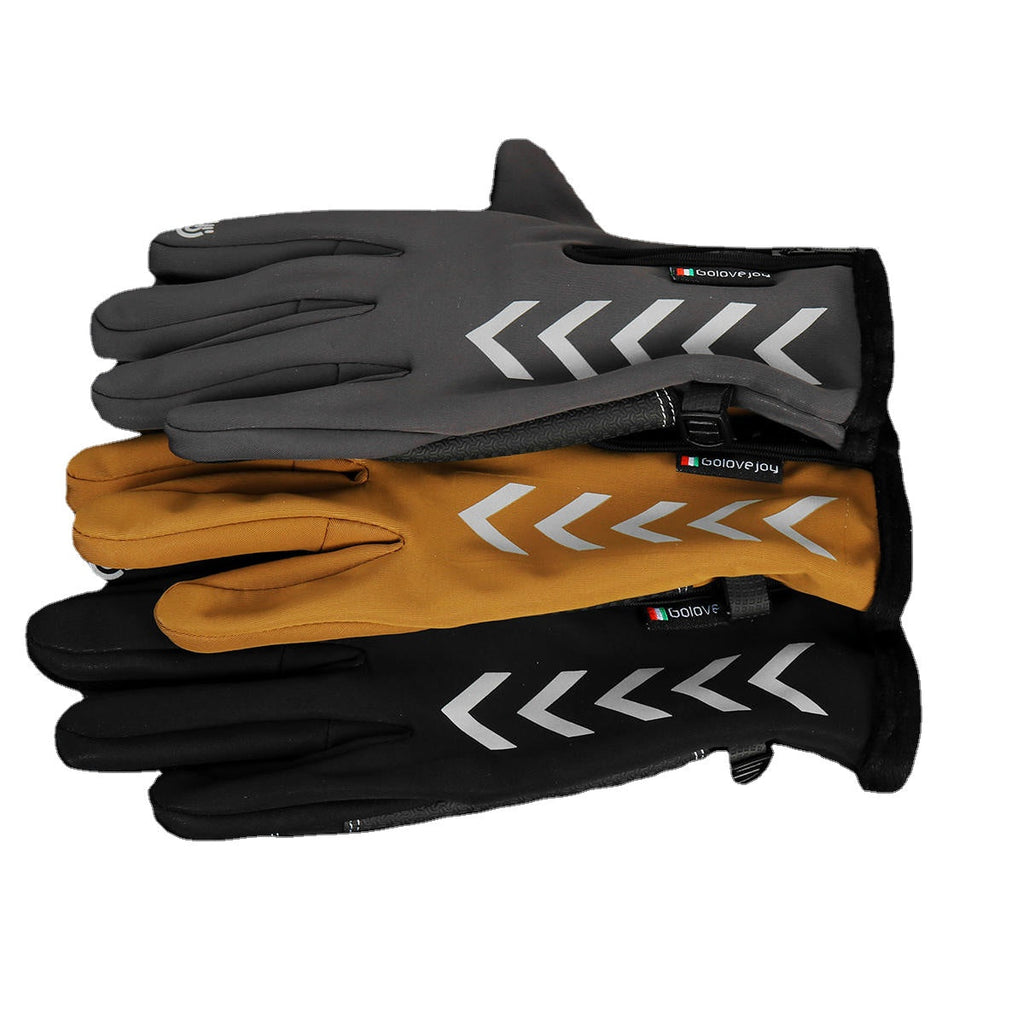 Wind-stoper Gloves Anti-slip Windproof Thermal Warm Touchscreen Breathable Skiing Gloves