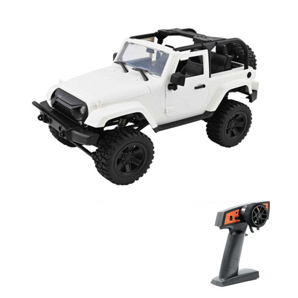 1/14 RC Car 2.4G 4WD Off-Road RC Vehicles with LED Light Climbing RC Truck RTR Model for Jeep