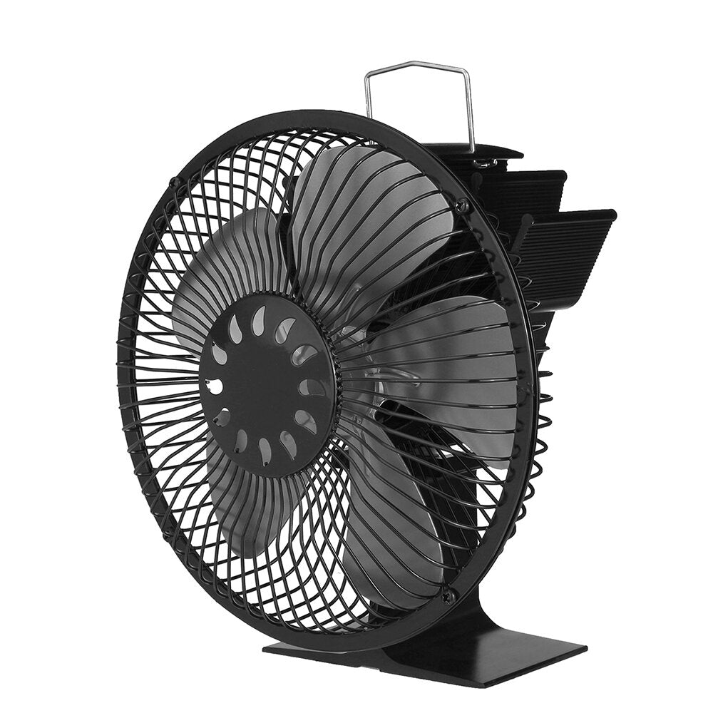 Large Air Volume Heater Fan: 5-Leaf, 5-Color Fireplace with Cover