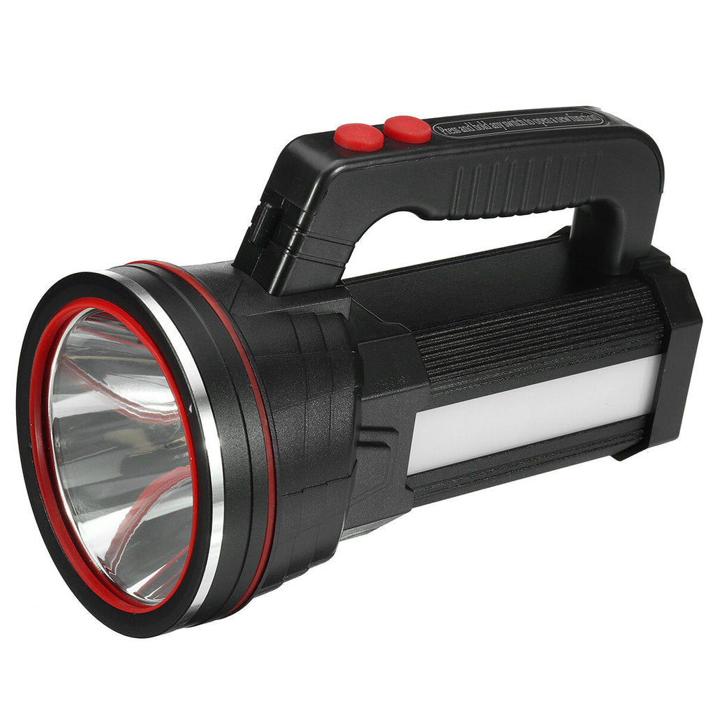 Spotlight Super Bright LED Flashlight 2 Modes USB Rechargeable Floodlight LED Flashlight Fishing Hunting