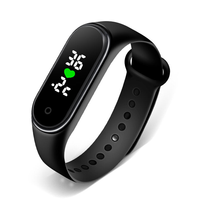 Real-time Body Temperature Detection Time Display Smart Watch Wristband