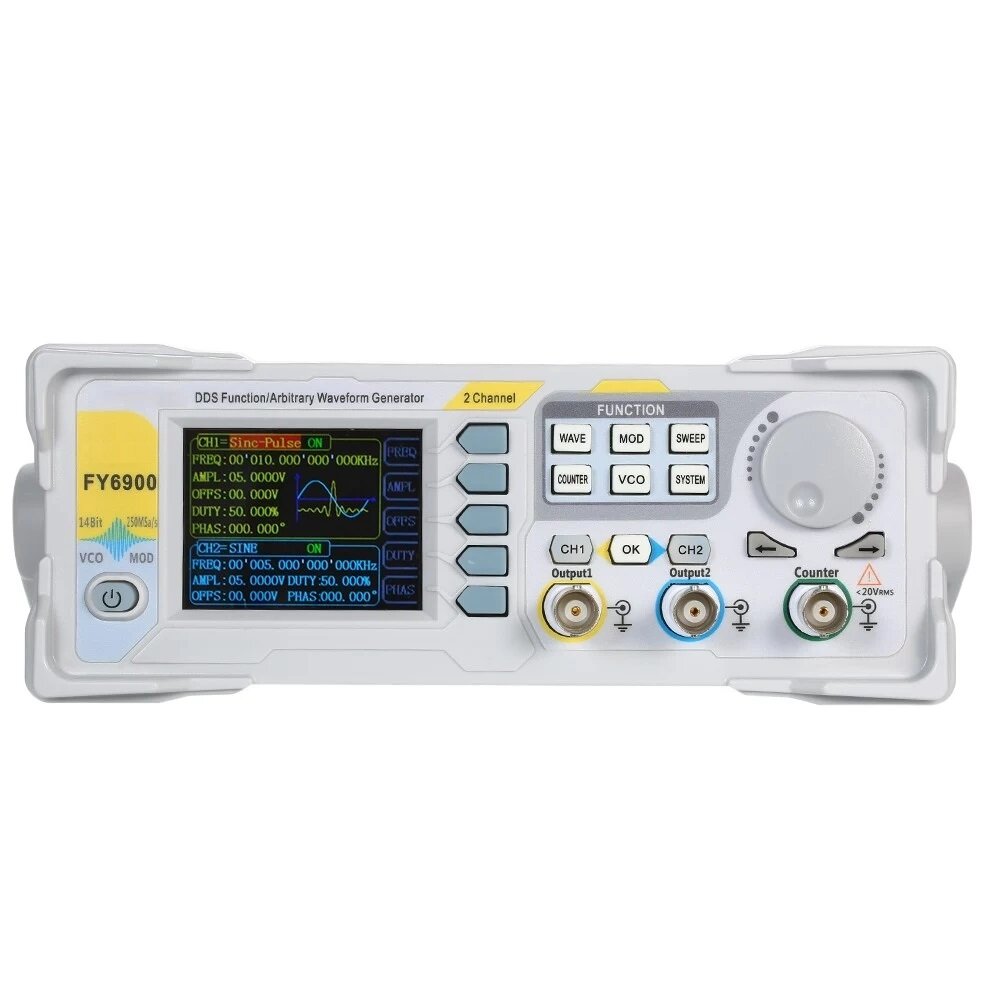 100MHz Signal Generator High Precision Digital DDS Dual-channel Function Signal/Arbitrary Waveform Generator