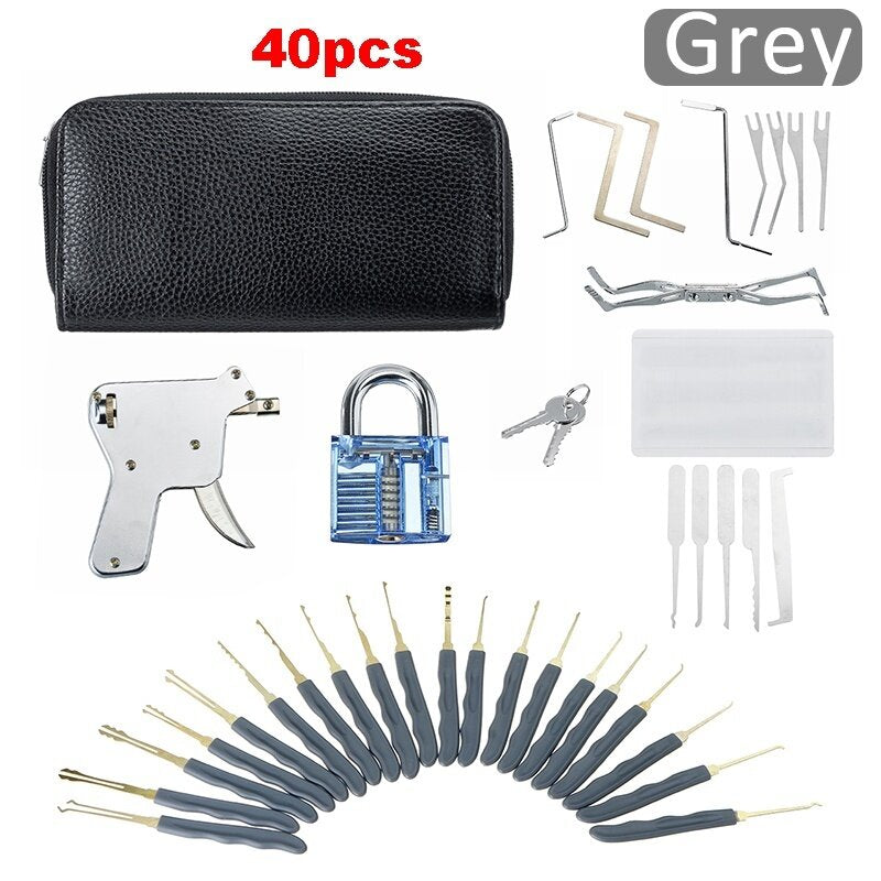 Unlocking Lock Picks Set Key Extractor Tool Locksmith Practice Padlock Skill Transparent