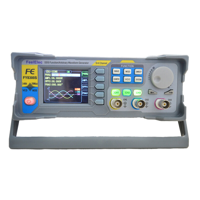 20MHz/40MHz/60MHz Signal Generator Signal-Source-Frequency-Counter DDS Arbitrary Waveform Three-Channel Signal Generator