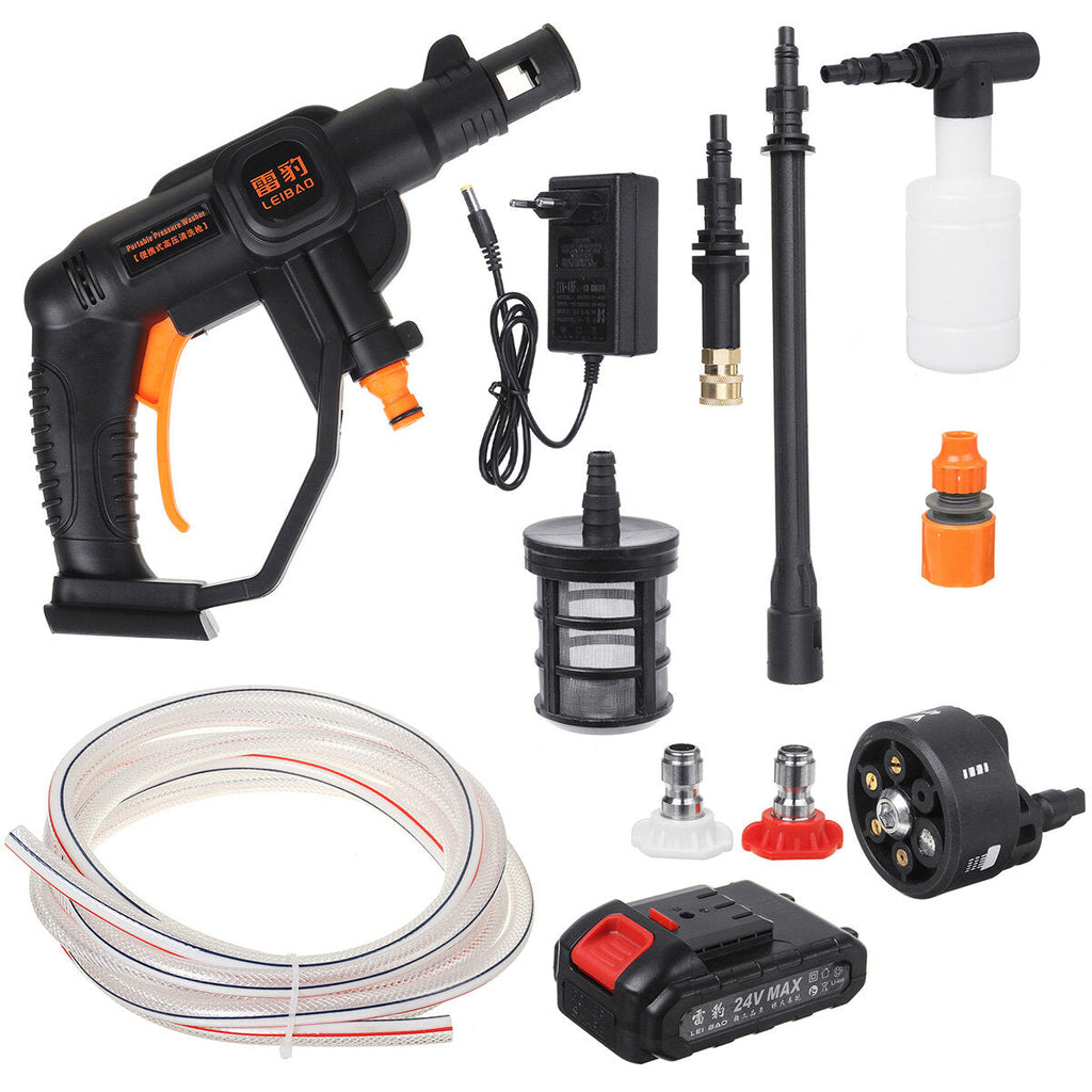 21V High Pressure Washer Cordless Car Washing Machine Garden Watering Guns