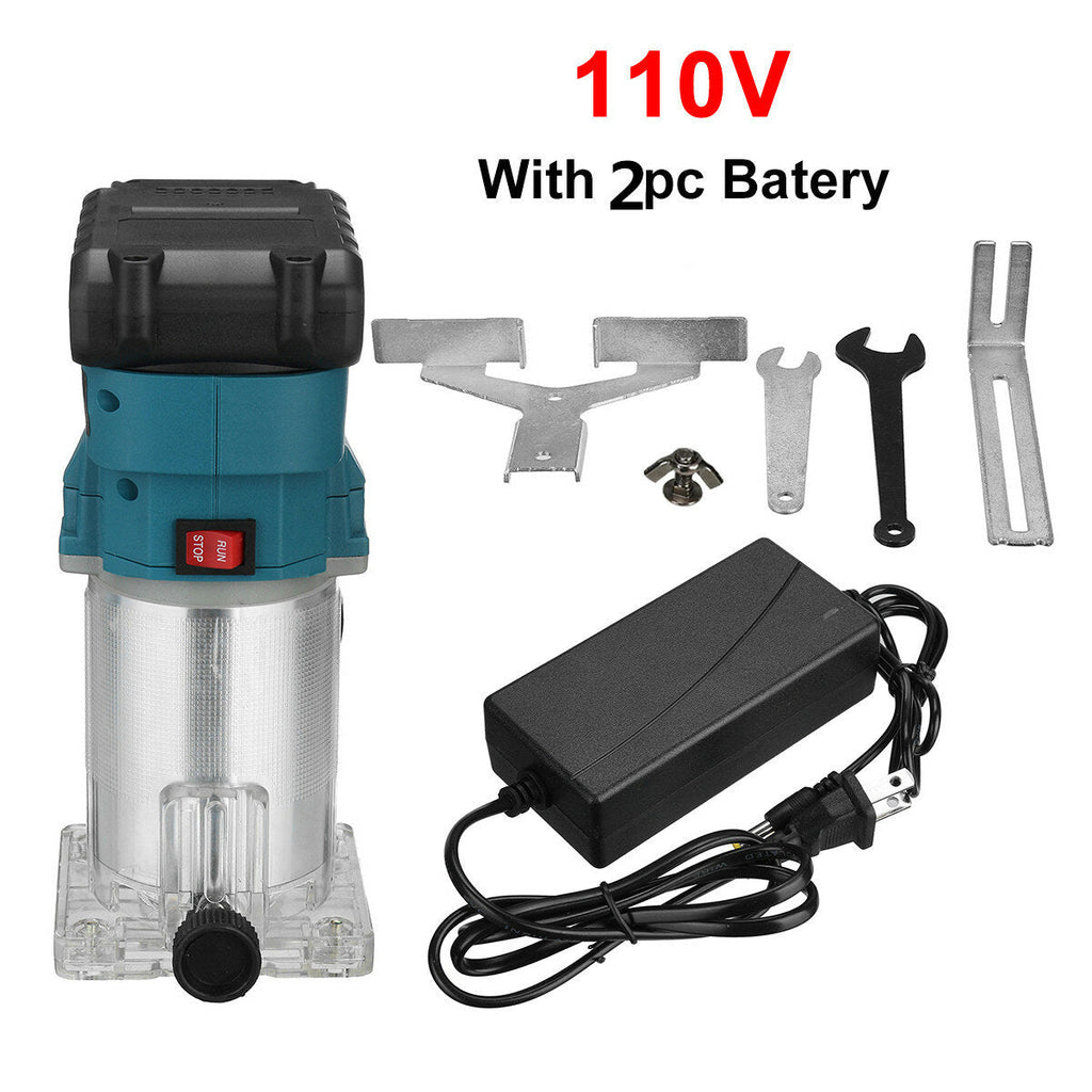 Brushless Rechargeable Electric Trimmer Multifunctional Wood Trimming Machine For Makita 18V Battery