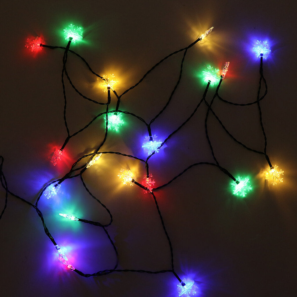 5M 20LED Solar Power Fairy String Lights Waterproof Christmas Holiday Party Lamp for Outdoor Decor