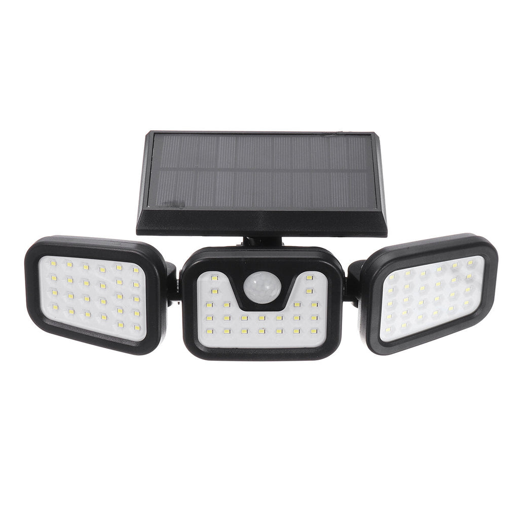 74LED Waterproof Solar Power PIR Motion Sensor Wall Light Outdoor Garden Lamp