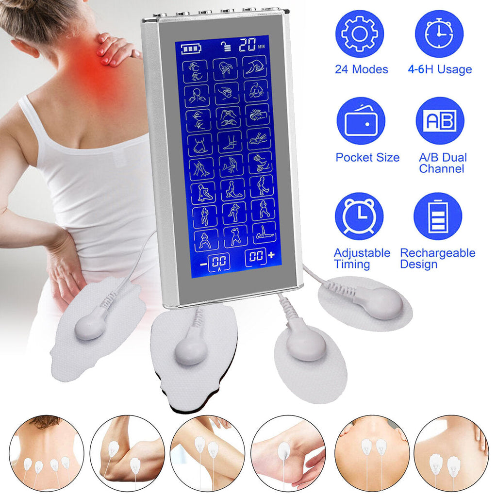 Household Multi-function Meridian Instrument Pulse Acupoint Patch Physiotherapy Instrument EMS TENS Rechargeable Electronic Pulse Massager