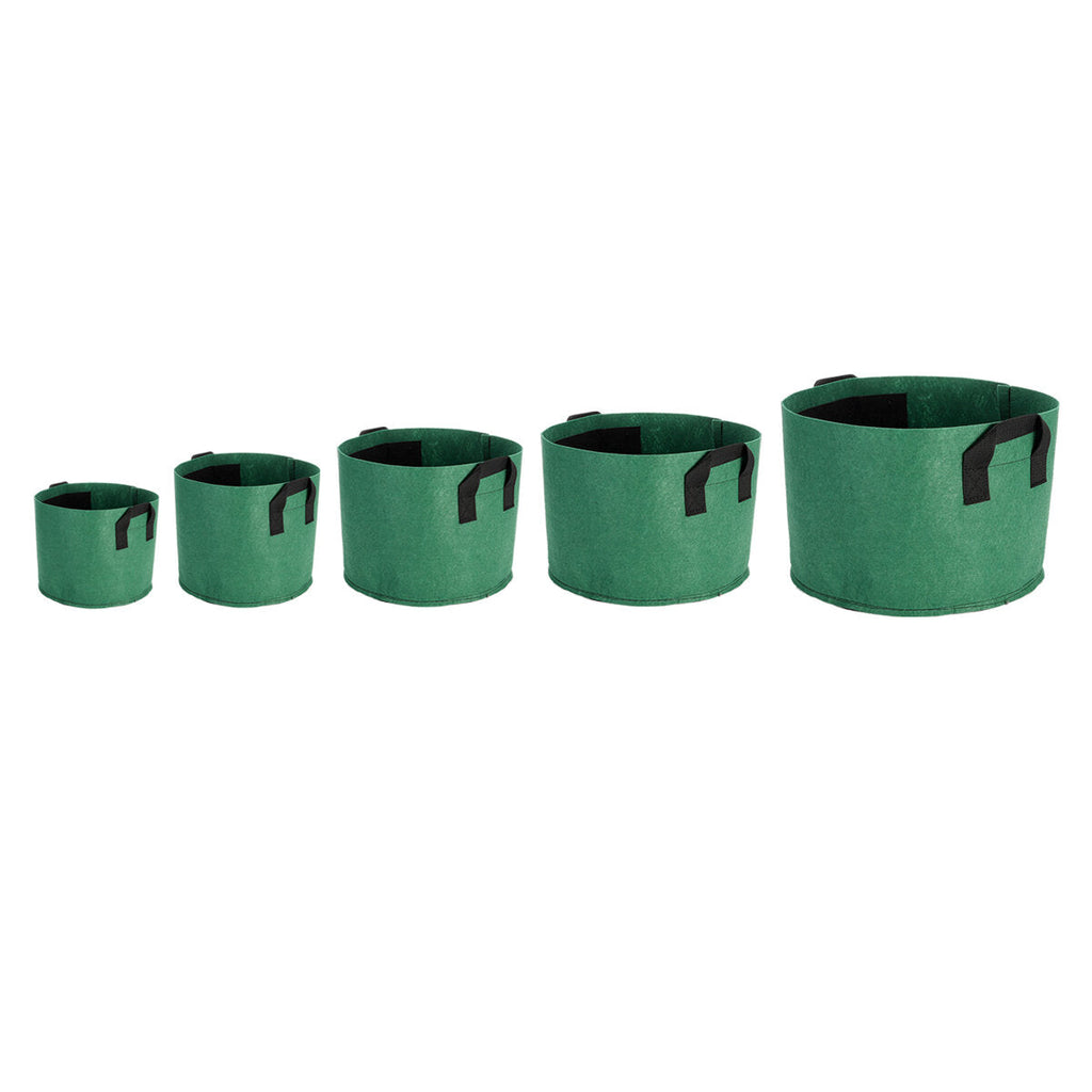 Felt Non-Woven Pots Plant Grow Bag Planting Pouch Container Nursery Seedling Planting Breathable Barrel