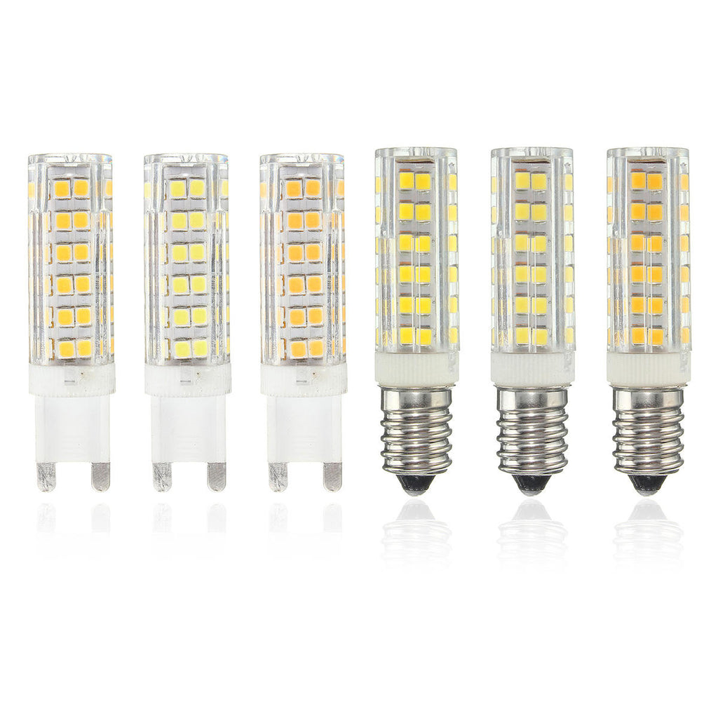 G9 E14 5W 76 SMD 2835 LED Pure White Warm White Natural White Light Lamp Bulb AC220V