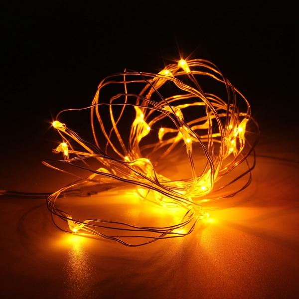 10M 100 LED Silver Wire Fairy String Light Battery Powered Waterproof Christmas Party Decor