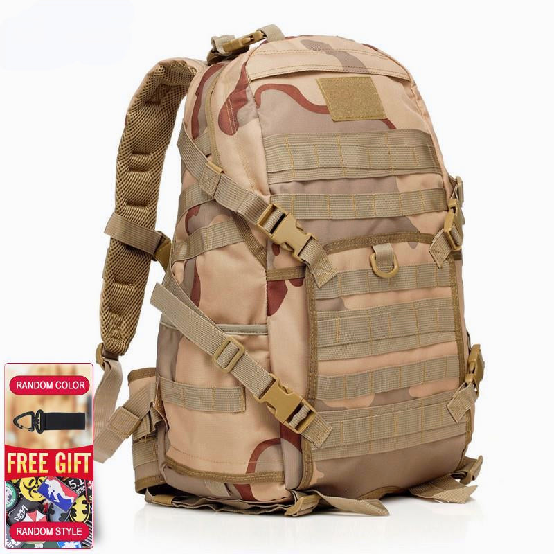 Men Outdoor Military Army Tactical Backpack Trekking Sport Travel Rucksacks Camping Hiking Hunting Camouflage Knapsack